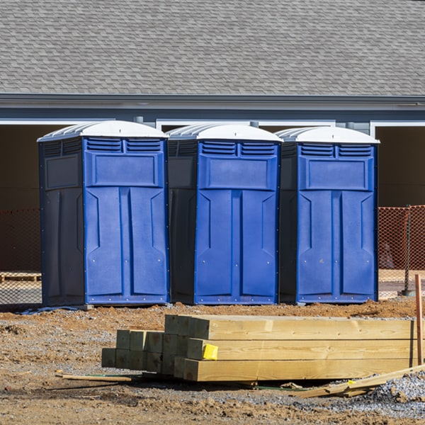 are there any restrictions on where i can place the portable toilets during my rental period in Burlington North Dakota